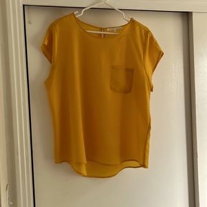 Yellow XL 100% polyester Violet & Claire blouse